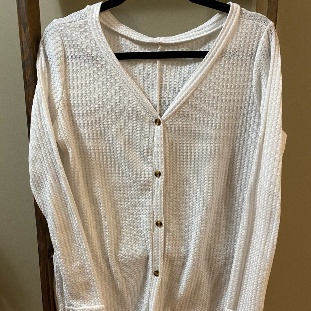 Knit tied top